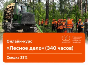 Онлайн-курс Лесное дело (340 часов)